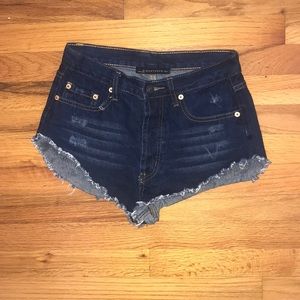 Nasty Gal High Waisted Jean Shorts